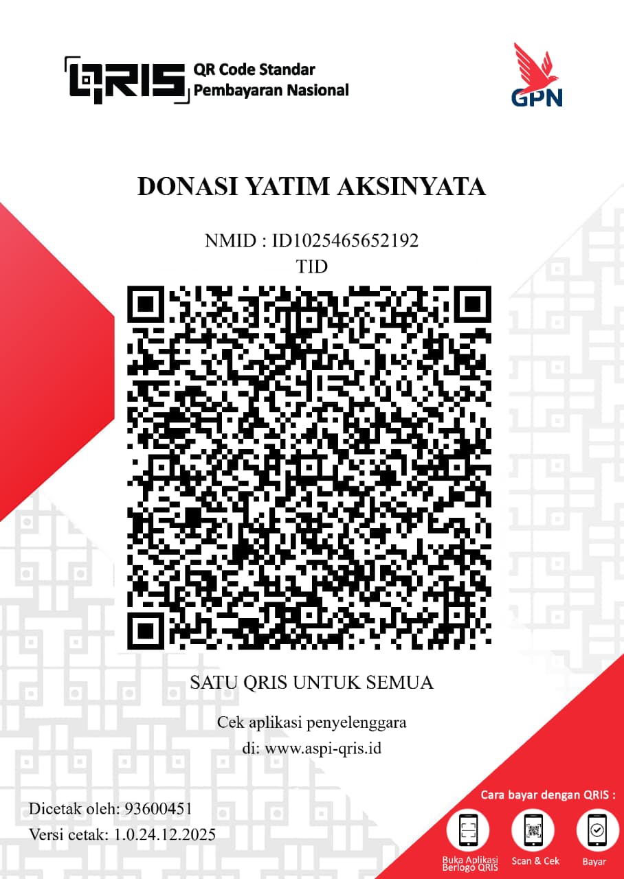 QRIS Donasi Yatim Aksinyata